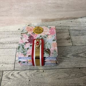 Handmade Floral Notepad